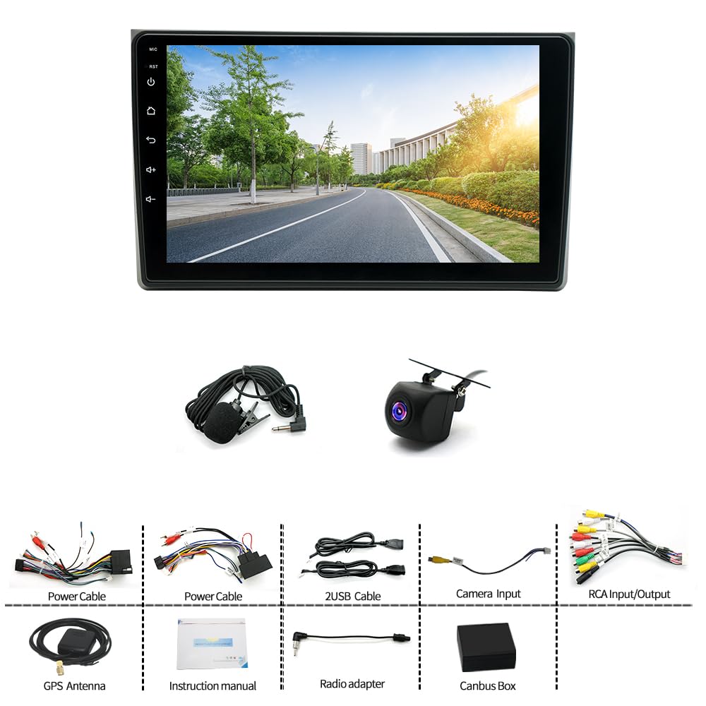 Car Stereo Fit for Audi A4 2000-2009 Touchscreen 9