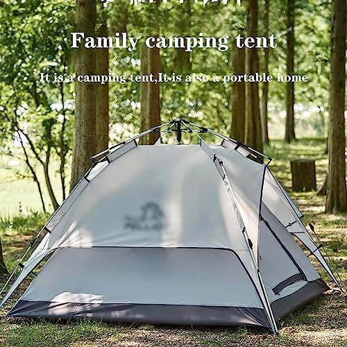 Carpa de campamento BNEI para 4 personas, doble puerta miniatura 5