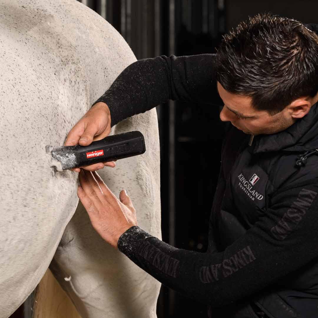 Heiniger Pferdeschermaschine Saphir Horse Scherkopf #10WF - 2 Akkus