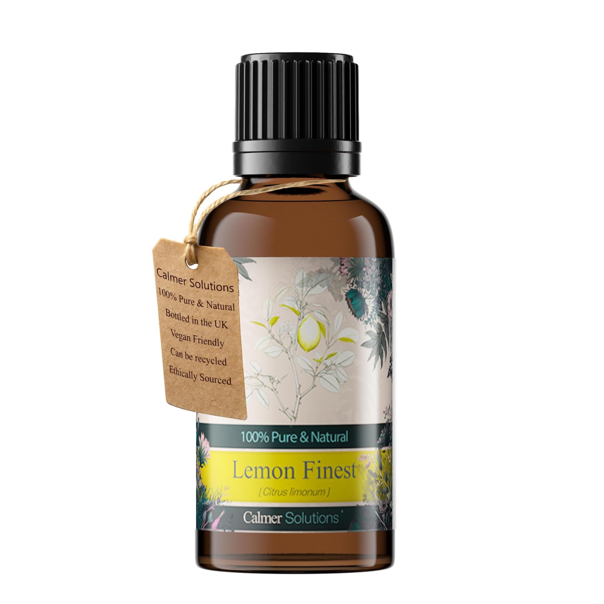 Calmer Solutions Lemon 100% Pure Essential Aromatherapy Oil 30ml