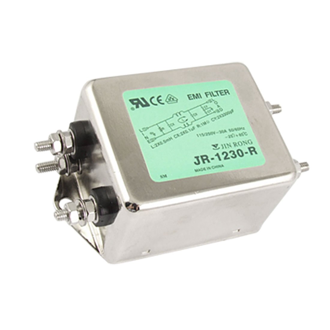 Aexit 30A Rated Current AC 115/250V JR-1230-R Power Line EMI