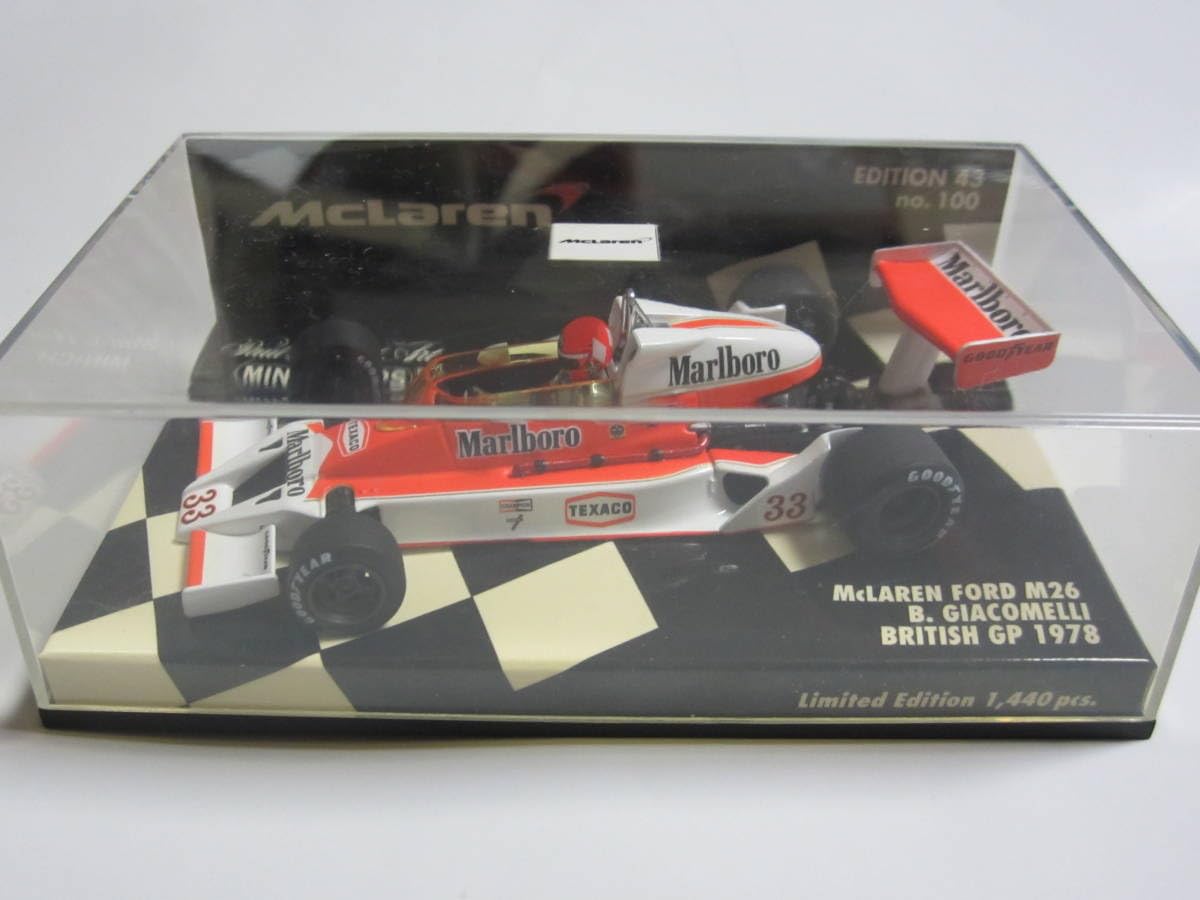 Amazon | PMA ミニチャンプス 1/43 マクラーレン M26 1978年イギリスGP