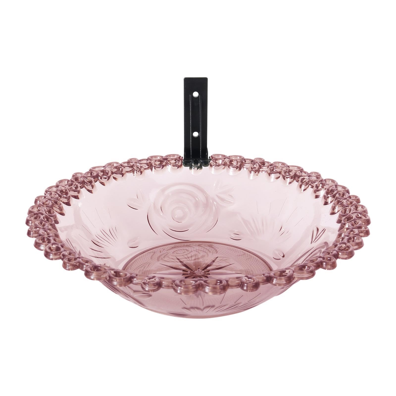 CALANDIS Wall-Mounted Bird Bath Large Capacity Bird Water Bowl for Terrace Lawn Patio Purple | Statues & Lawn Ornaments | Bird & Wildlife Accessories-image-49