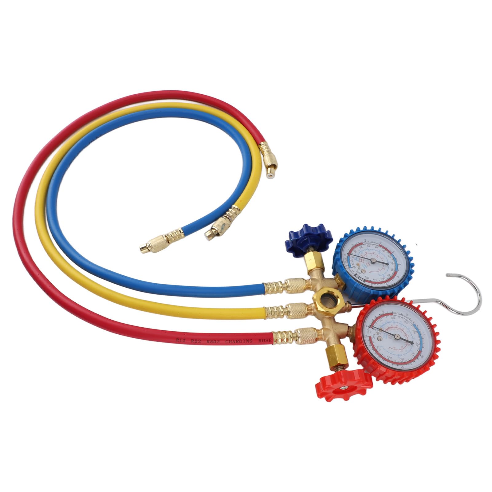 AC Diagnostic Manifold Gauge, 500 PSI Working Pressure AC Gauge for Home