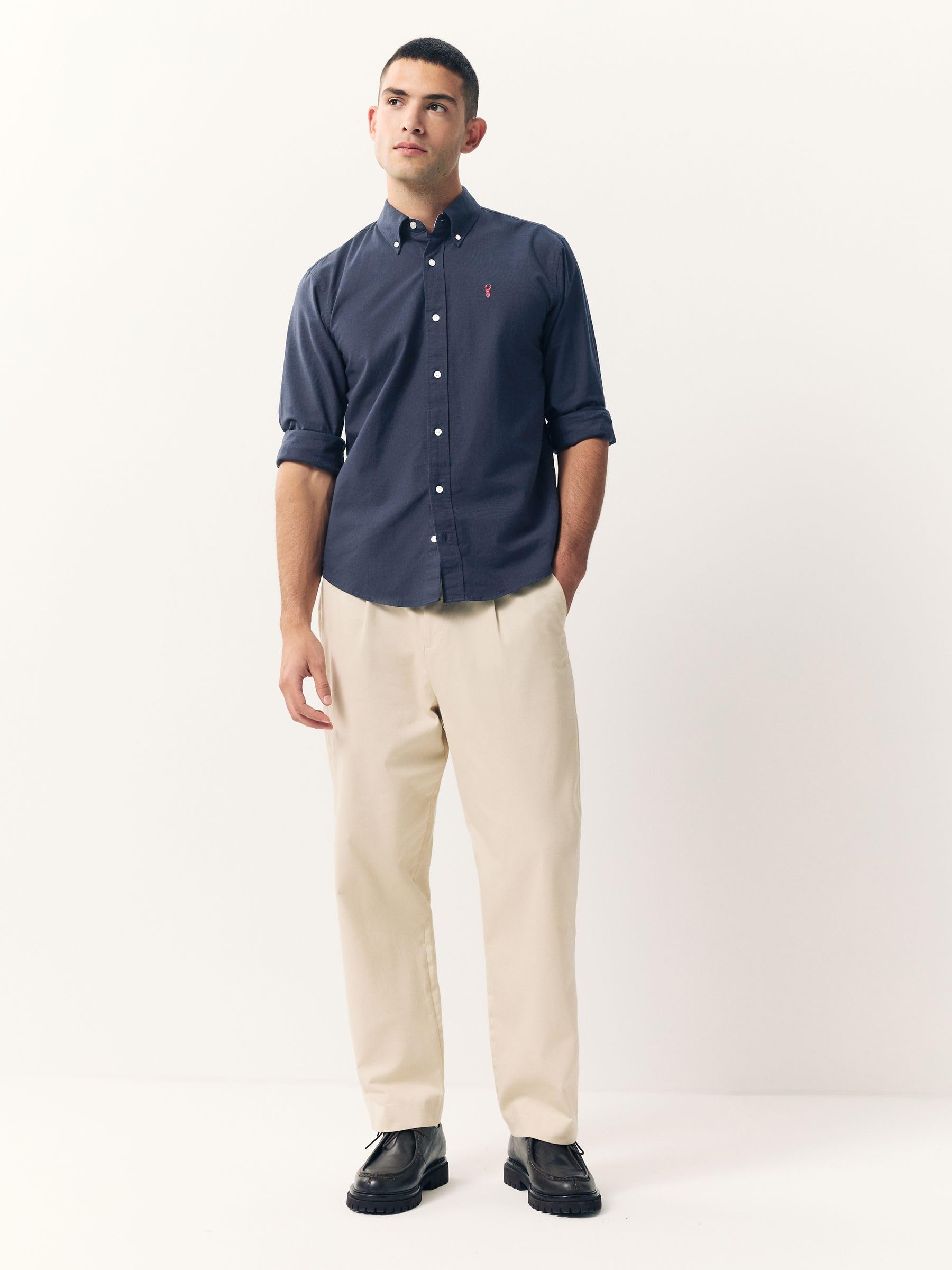 NEXT Homme Chemise Oxford Regular à Manches Longues