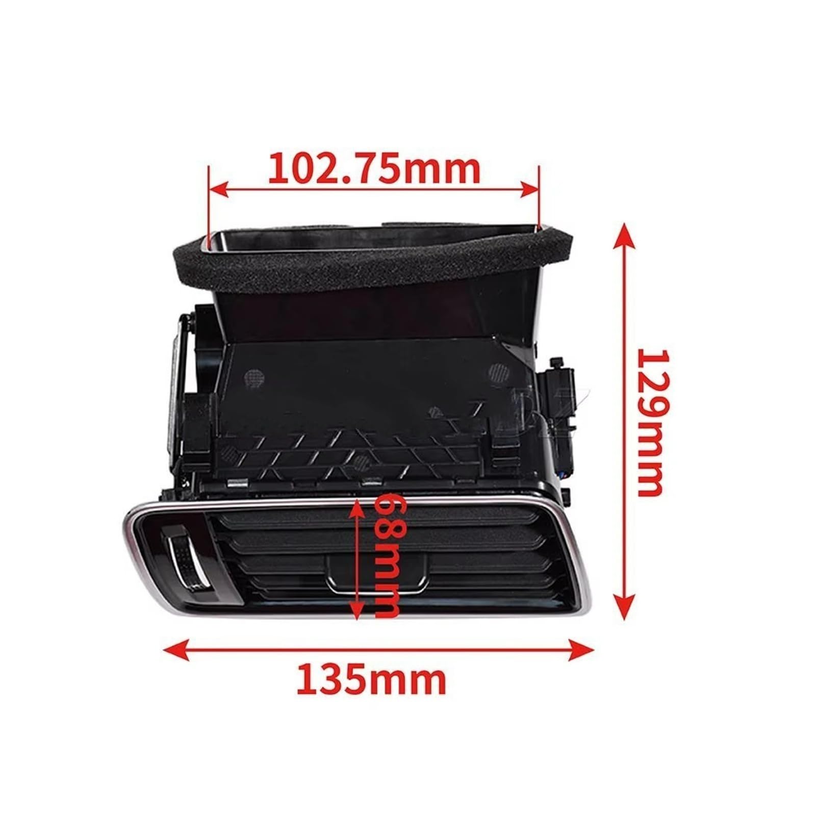 Per VW Per Passat Per B6 Per B7 Per CC Per R36 Bocchette Ventilazione Dell'aria Condizionata Sul Cruscotto Anteriore 3AD819728A 3AD819701 Bocchette Cruscotto Aria Condizionata(Right 3AD819702A)