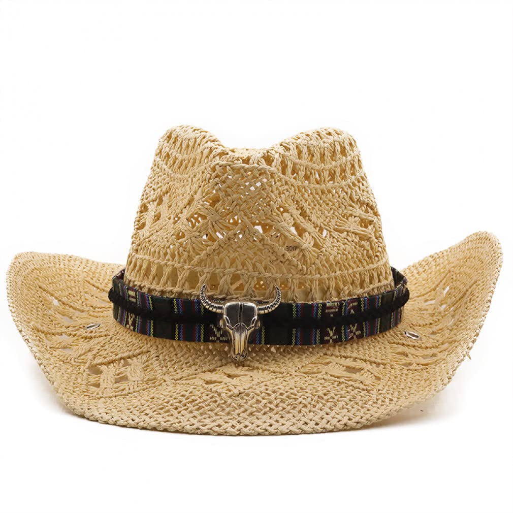 Cappello Fatto da Spiaggia Cappello da Sole in Feltro Cappello da Festa per Uomo Donna Cappello a Tesa arricciata Protezione Solare Cappelli Unisex