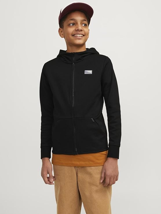 JACK & JONES JCOAIR SWEAT ZIP HOOD NOOS JNR Sweatshirt Erkek çocuk