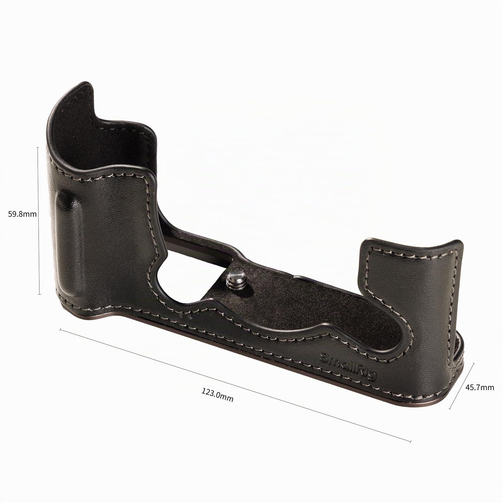 SMALLRIG Étui X-T30 III Demi-Cuir avec Bandoulière pour FUJIFILM X-T30 / X-T30 II/X-T30 III, Etui pour Appareil Photo avec Cadre en Aluminium et Capuchon de Déclencheur, Noir - 5669