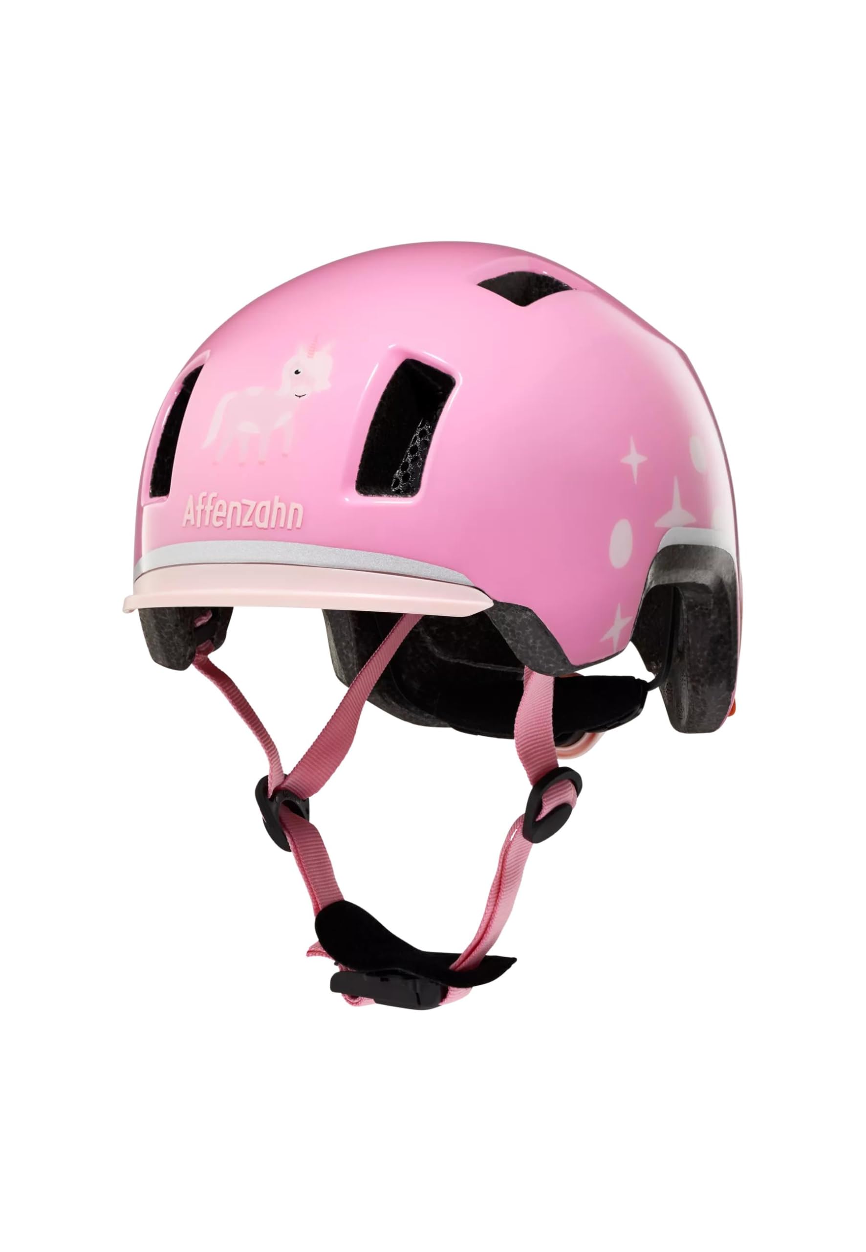 Affenzahn Fahrradhelm robuster Kinderhelm für Mädchen und Jungen für Fahrradfahren, Laufrad und Rollerfahren Einhorn - Rosa