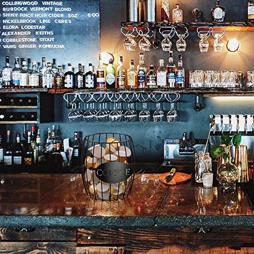 K Cup Holder And Coffee Pod Holder, K Cup Organizer, Large Capacity K Cup Holders, Coffee Pod Storage For Counter Kitchen Cafe Bar (Black) #TOP5