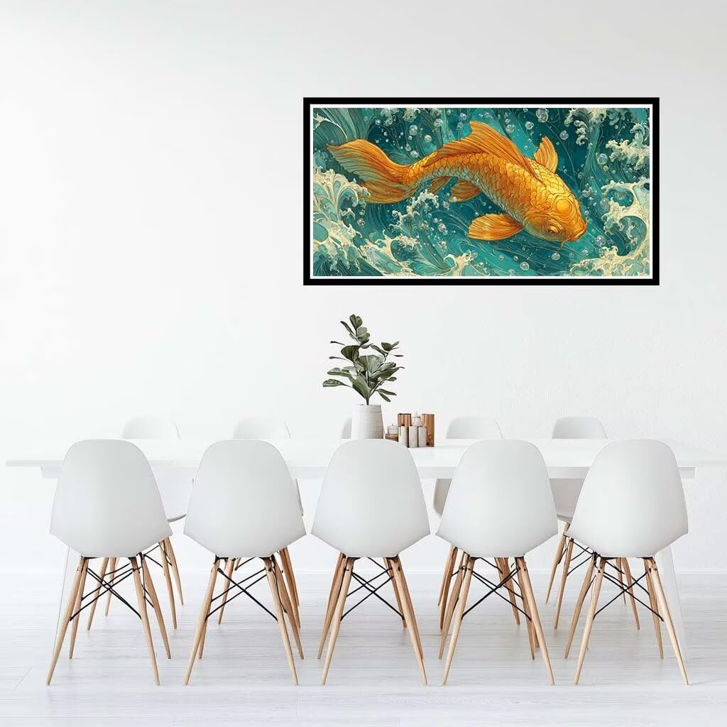 Diamond Painting Eckige Steine Goldfische Diamond Painting Bilder -L513