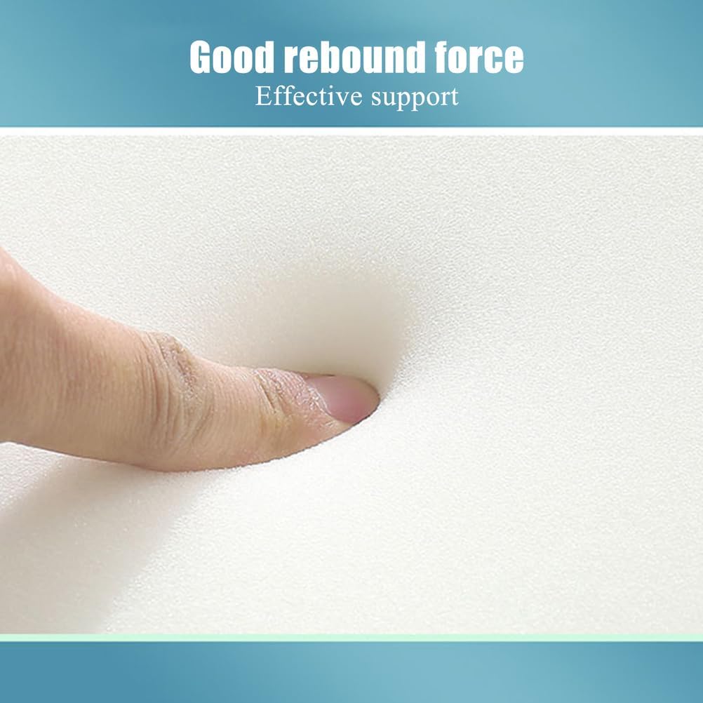 Graya(r),185 * 70cm,LDLCYCN Latex Memory Foam Lash Bed Topper 5Cm Thick Mattress Topper for Massage Table Spa Bed Mattress Pad Without Face Hole Massage Accessories Protective Pad Square Head