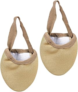 FOMIYES 1 Pair Half Palm Toe Sleeve Mens High Insoles Women Metatarsal Pads Toe Liner Socks Dance Half Sock Soles for Men Sock for Women Girl Heels Half Shoes Suede Foot Women's