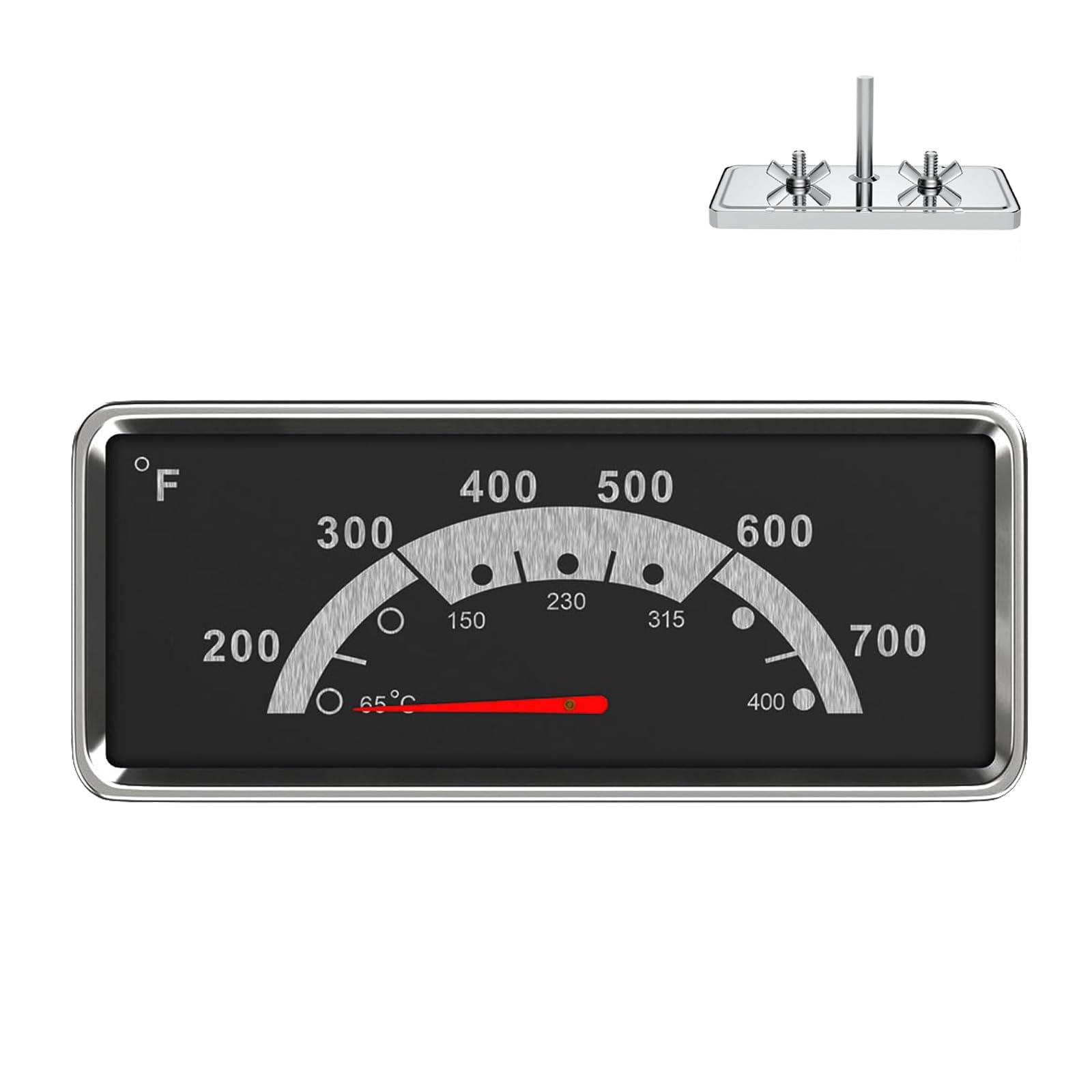 3.6" Grill Thermometer Gauge for Nexgrill 720-0898, 720-0830A, 720-0896, 720-0864M, BBQ Thermometer for Kenmore 146.23673310, 148.16154210, 148.16154211, Grill Thermometer Temperature Range 200-700