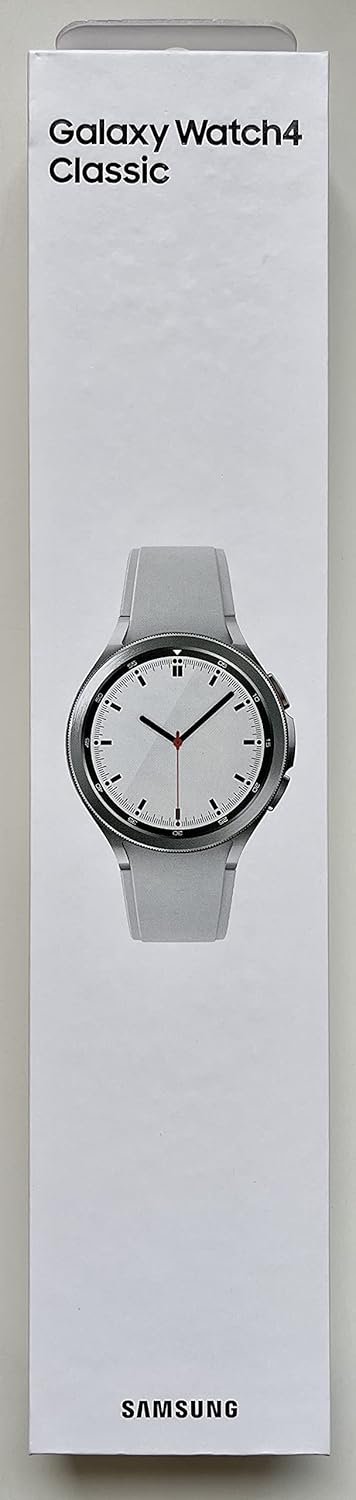 Samsung Galaxy Watch 4 Classic 42mm Smartwatch GPS Bluetooth WiFi – Silver Samsung Galaxy Watch 4 Classic 42mm Smartwatch GPS Bluetooth WiFi – Silver