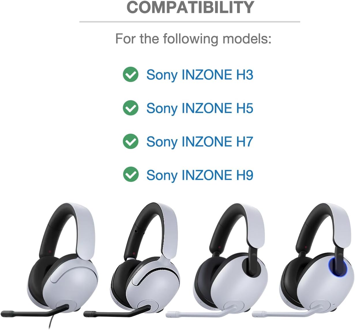 INZONE H9 H7 Headband Cover Compatible with Sony INZONE H3,H5,H7,H9 Gaming Headsets-Headband Tape Protection, Replacement Headband Cushion, Multiple Color Options image 4