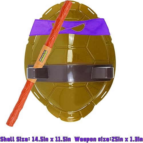 Miniatura 6 de Crasoldiers Disfraz de concha de tortuga para niños, disfraz de concha de tortuga de superhéroe, regalo de fiesta de cumpleaños para niños y niñas