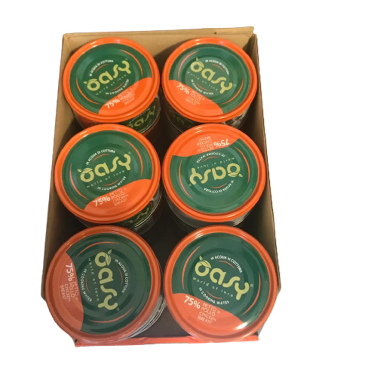 Oasy More Love Naturalna mokra karma dla dorosłych kotów Smak Pierś z kurczaka, opakowanie 24 pudełek (1 pudełko = 70 g) formuła bezglutenowa