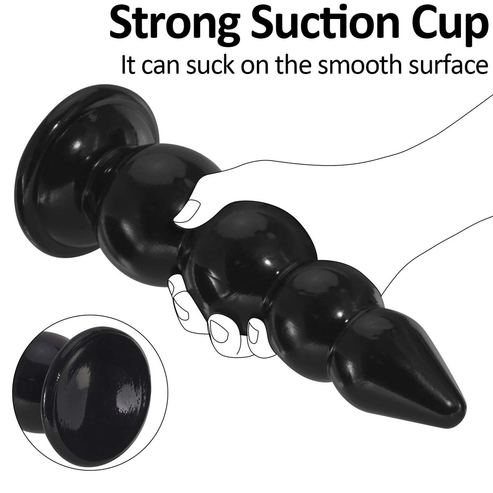 Amazon.com: 11.81" Super Huge Thick Butt Plug Long Anal Plugs with Strong  Suction Cup Anus Dildo Beads Opening Trainer Butt Stretcher Prostate  Massage, Anal G-Spot Sex Toys for Women Men Advanced Players