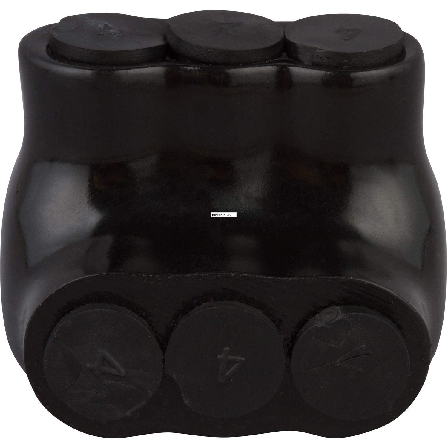 Morris Products 97624 Black Insulated Multi-Cable Connector - Dual Entry 3 Ports 2-14 Wire Range, 5-Pack