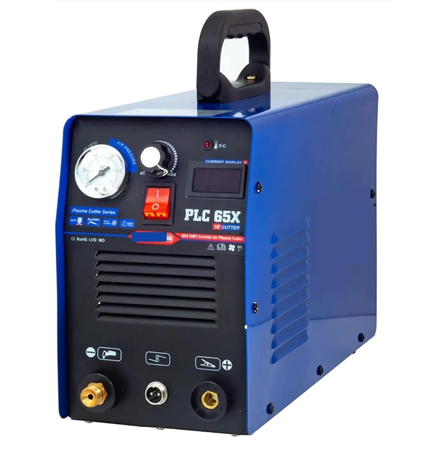 Ulsfvgaxrtk Plc65 Plasma Cutter, Plasmargon Cutting Machine Plc55/65 Igbt Cnc Plasma Cutter Welding Inverter Hf Luft Schneiden 50A/60A