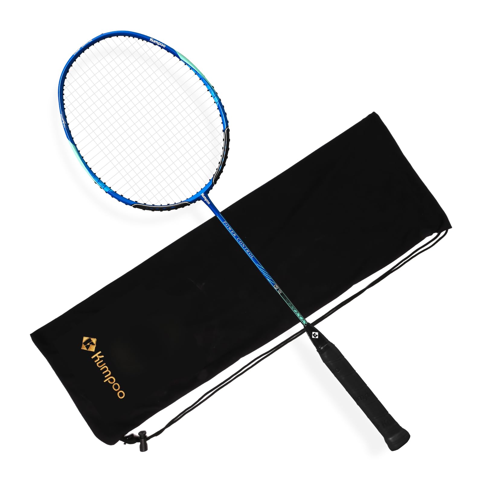 Badminton Racket Professional | Carbon Fiber Badminton Racket Set with Grip&Bag Pro Badminton Racquet Lightweight for Beginner, Intermediate Players Outdoor Games