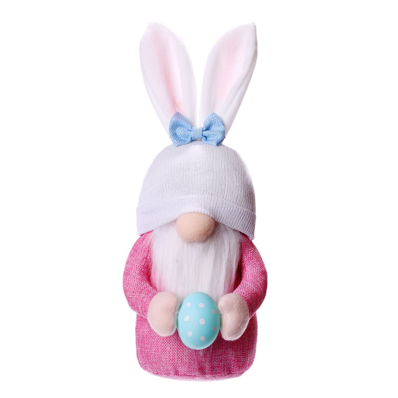 Vdaxvme Rudolf Tomte Plush Doll with Egg, Easter Gifts, Scandinavian Tomte, Rudolf Decoration, Outdoor Decorations, Wooden Crafts, Eggs, Rabbit to Wreath for Tree