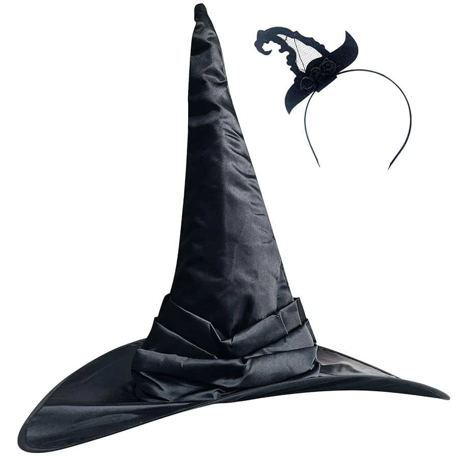 魔女の帽子 Amazon.co.jp: Socpuro ハロウィン 魔女の帽子 三角帽子 ＋