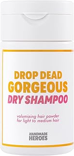 100% Natural Non Aerosol Dry Shampoo Powder | Drop Dead Gorgeous Dry Shampoo Volume Powder by Handmade Heroes | 50g | 100%...