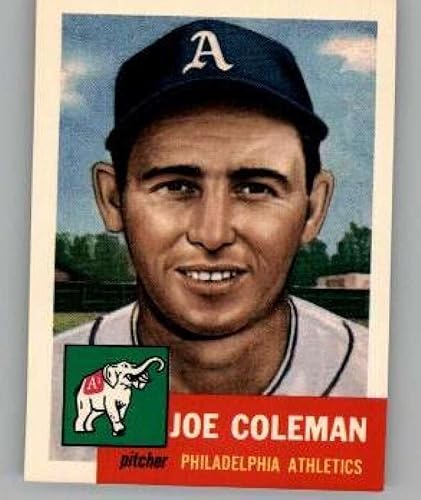 1991 Topps Archives #279 Joe Coleman Philadelphia Athletics MLB Baseball 1953 Reprint Trading Card