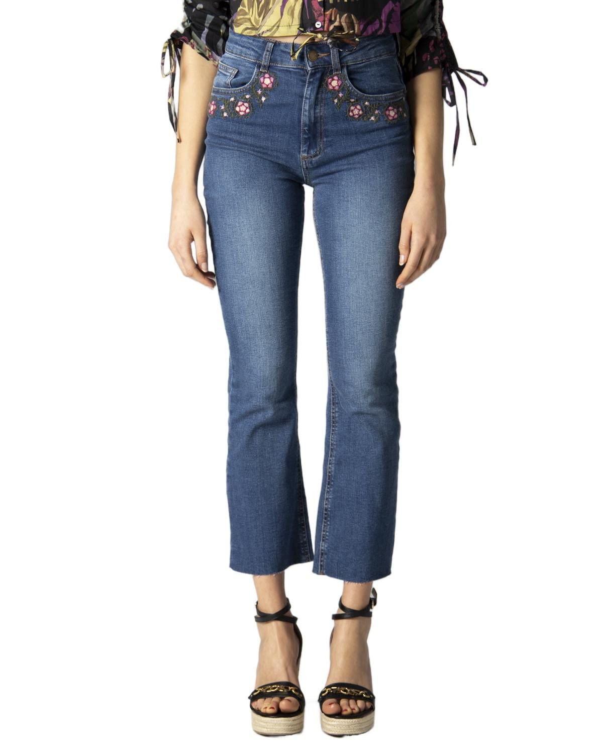 Desigual Womens Denim_Jerry Jeans, Blue, 38