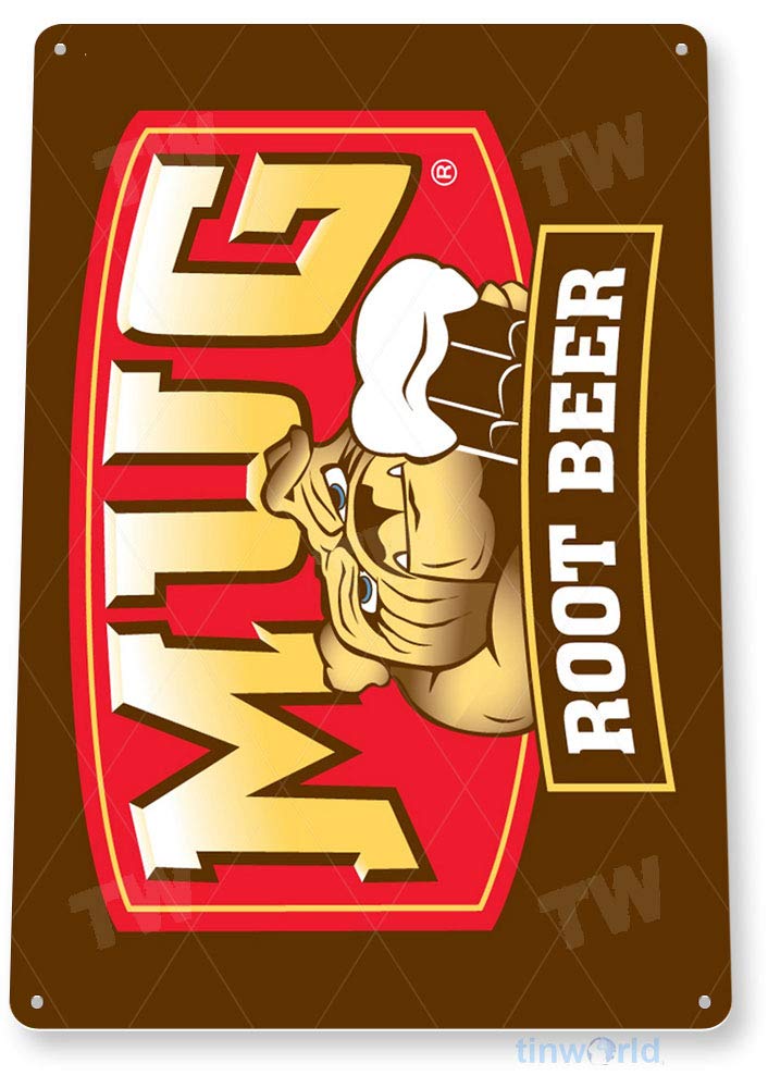 Amazon.com: Tinworld Tin Sign: Mug Root Beer” Metal Decor Art Soda