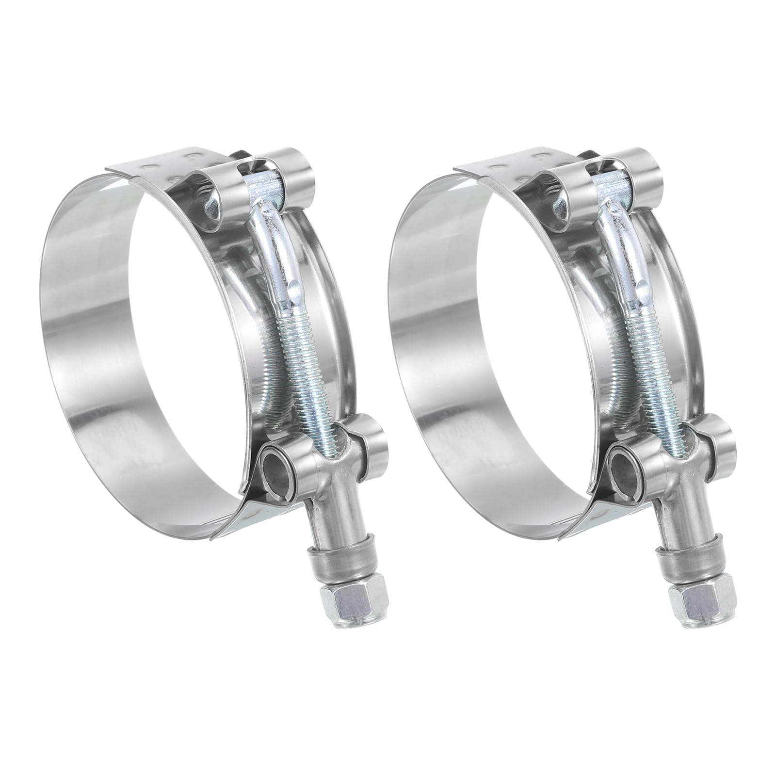 Lot De 2 Colliers De Serrage T Bolt 57-65mm Glarks - Acier Inoxydable Pour Turbo Et Admission