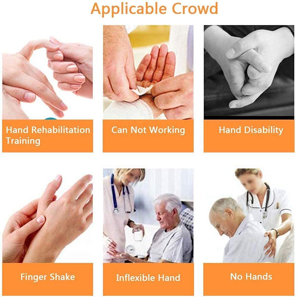 Posate pieghevoli, posate facili da impugnare, utensili for aiuti alimentari, posate facili da impugnare, utensili for disabili, utensili adattivi Cucchiaio Utensili curvi adattivi for tremori alle ma
