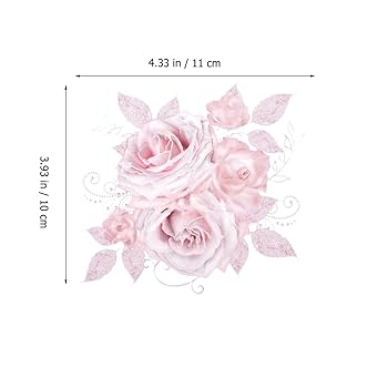 Amazon.co.jp: ibasenice 7枚 シート 花 アイロン 転写 転写 花