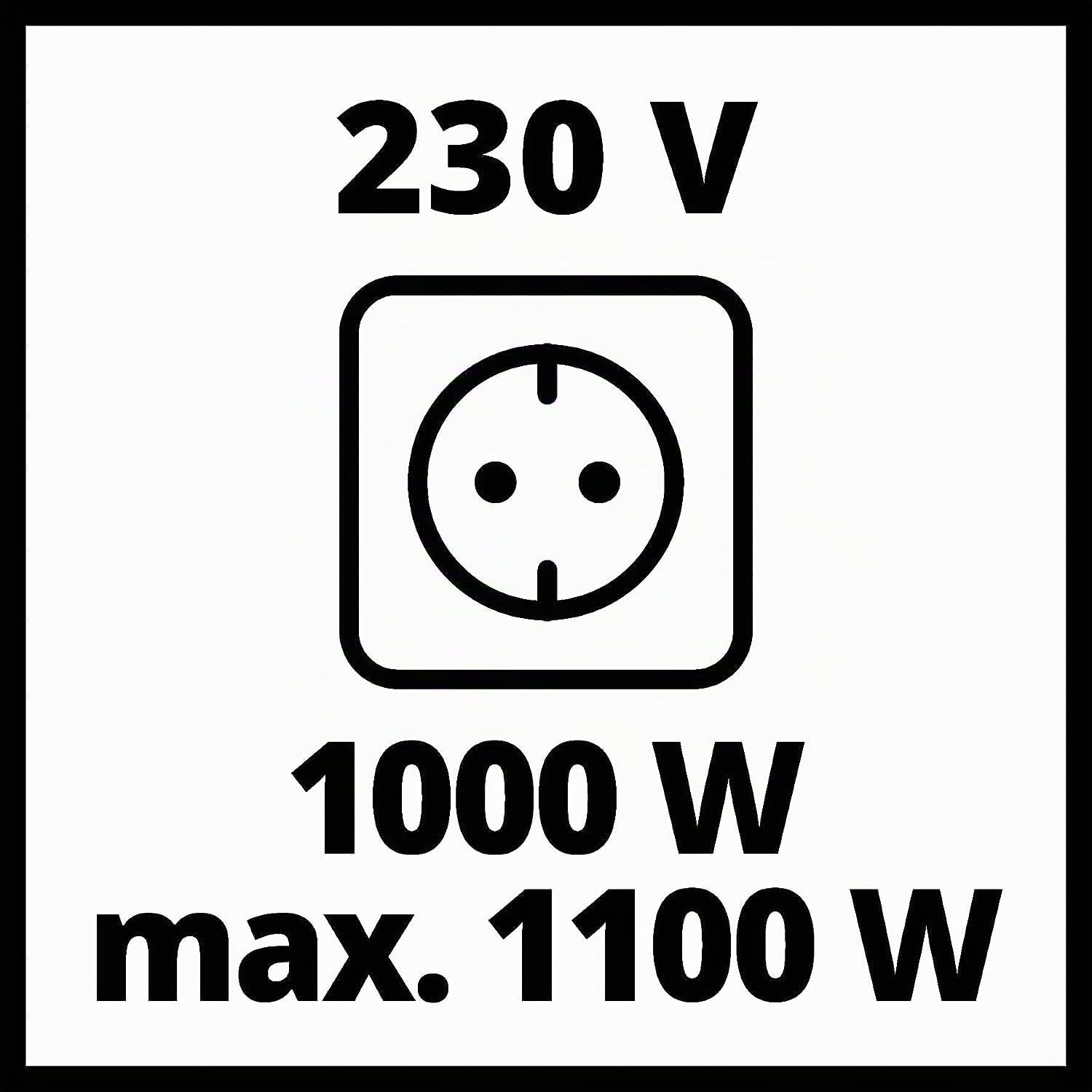 Einhell Stromerzeuger (Benzin) TC-IG 1100 (1100 W Maximalleistung, 1000 W max. Dauerleistung, 6,5 L Tank, Inverter, 4-Takt-Motor, 1x 230 V, Ölmangelsicherung, Überlastschutz)