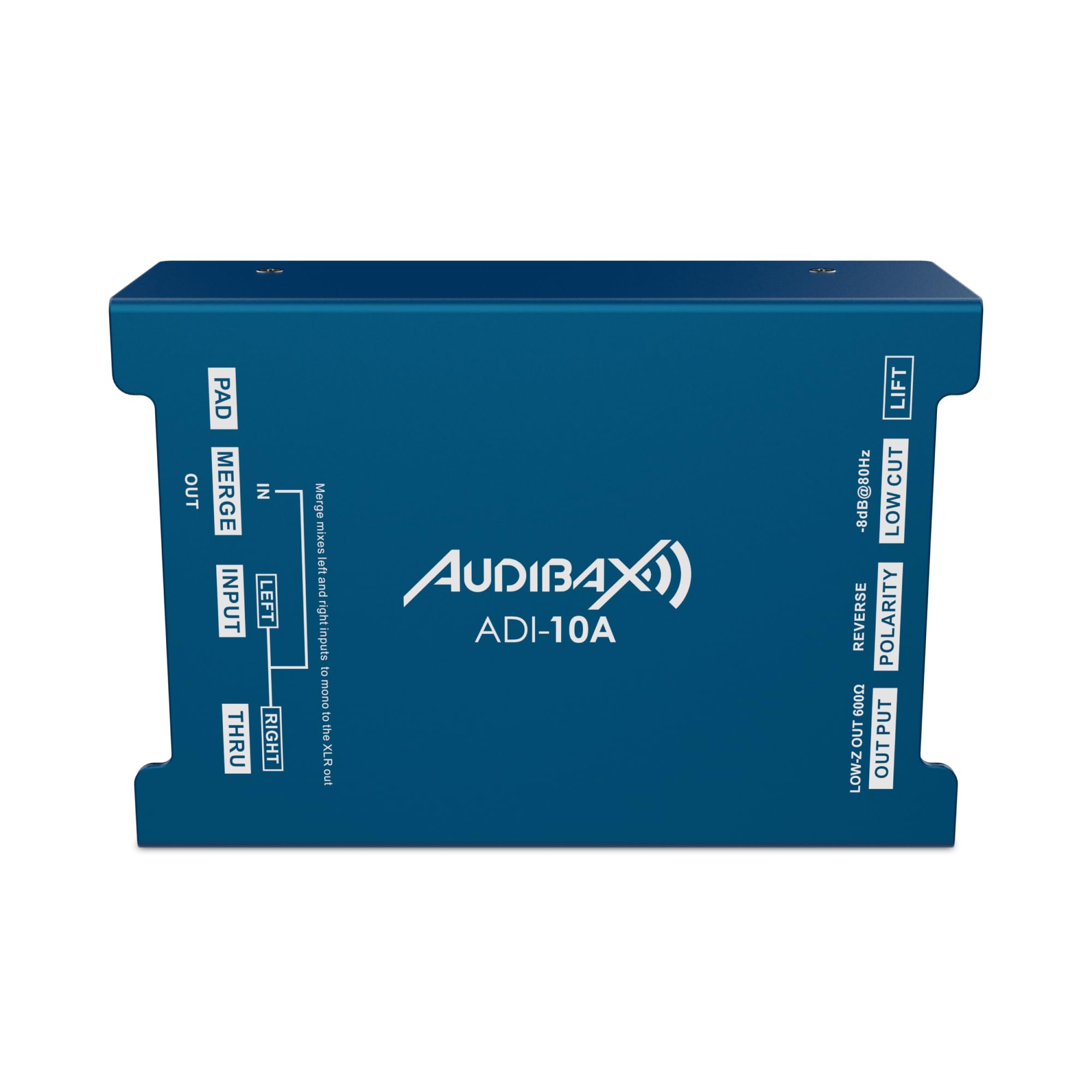 Audibax ADI-10A Caja DI Activa 48V con Alimentación Phantom