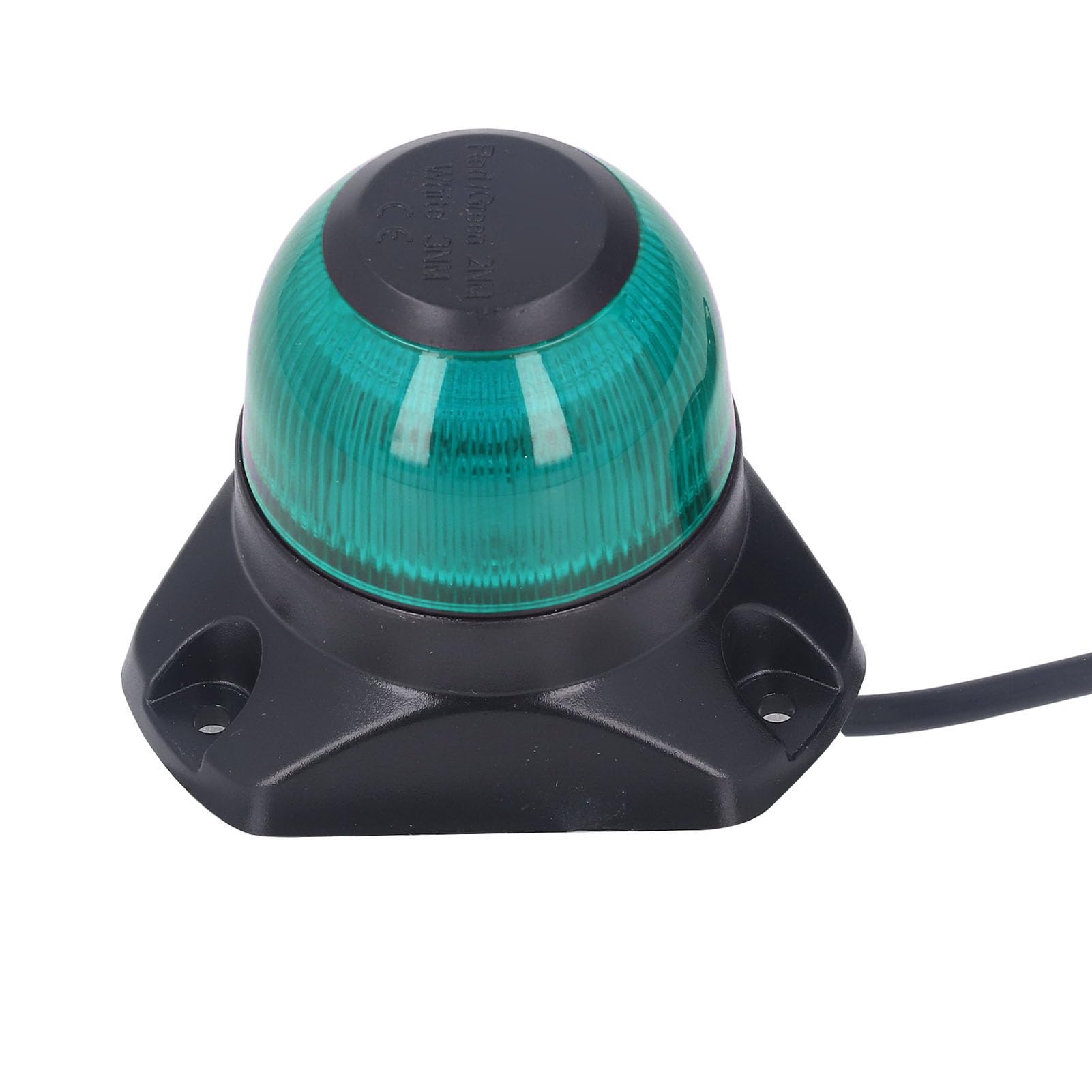 Luce di navigazione a LED per barche, luce di poppa marina, luce di navigazione pieghevole impermeabile IP67 antiabbagliamento con consumo di energia basso di 3 W per yacht da (Verde 2NM 101LM)