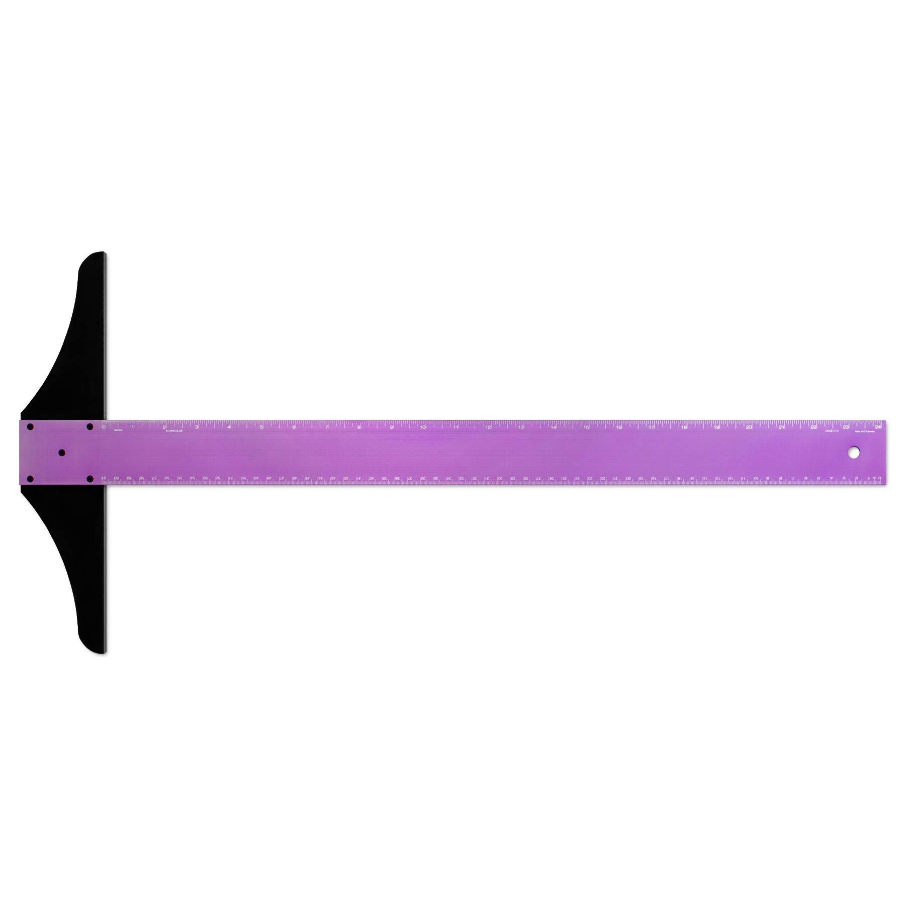 Alumicolor 2172-3 24-inch Professional Aluminum T-Square for Art Framing & Drafting, Purple-picture-32
