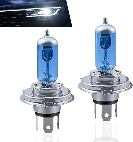 Miniatura 8 de 2 bombillas halógenas 9006 para automóvil, bombillas ultra blancas, bombilla antiniebla delantera de 12 V 100 W, luz alta súper brillante, bombilla