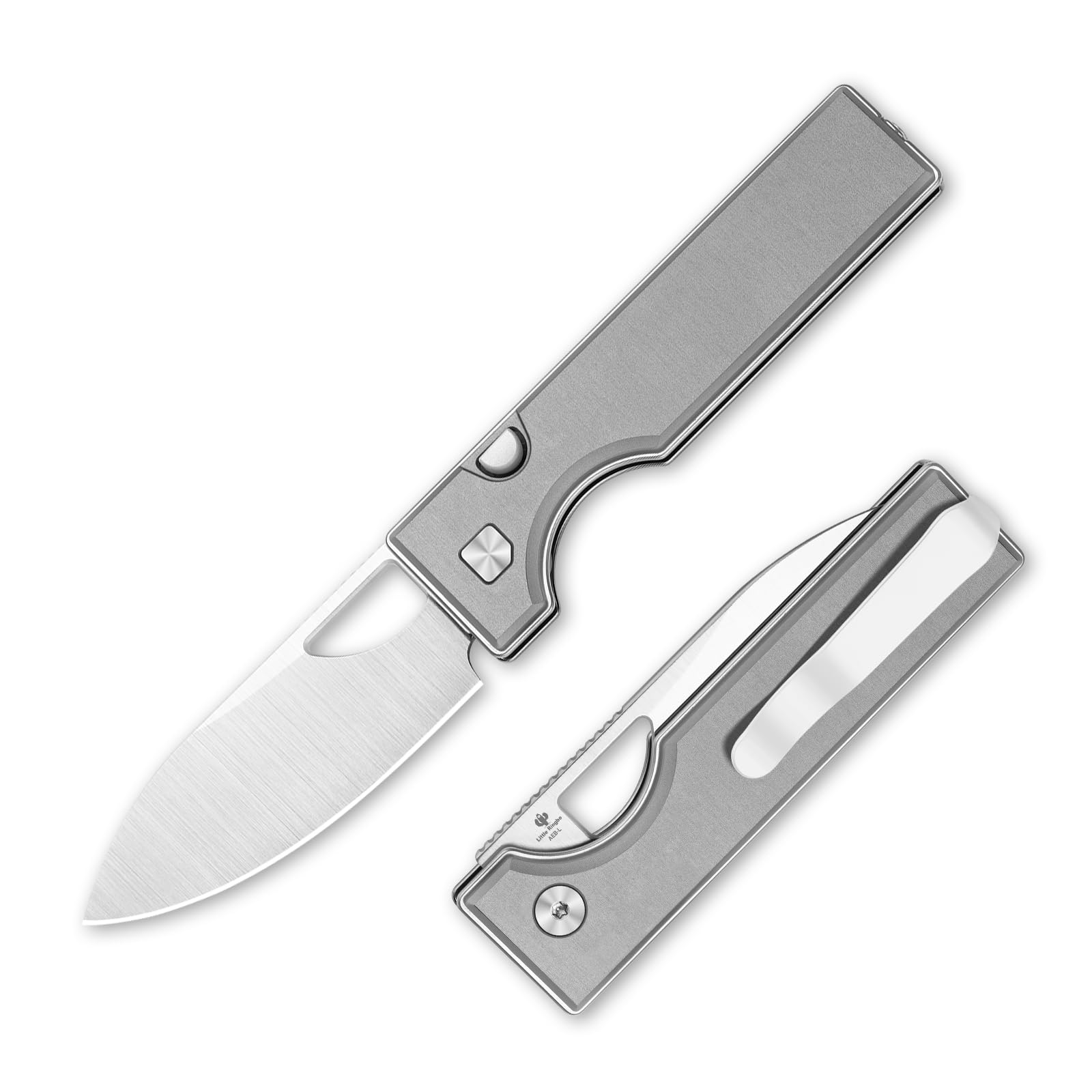 Kizer Little Ringbo Pocket Knife, 2.95" AEB-L Drop Point, V3708A1