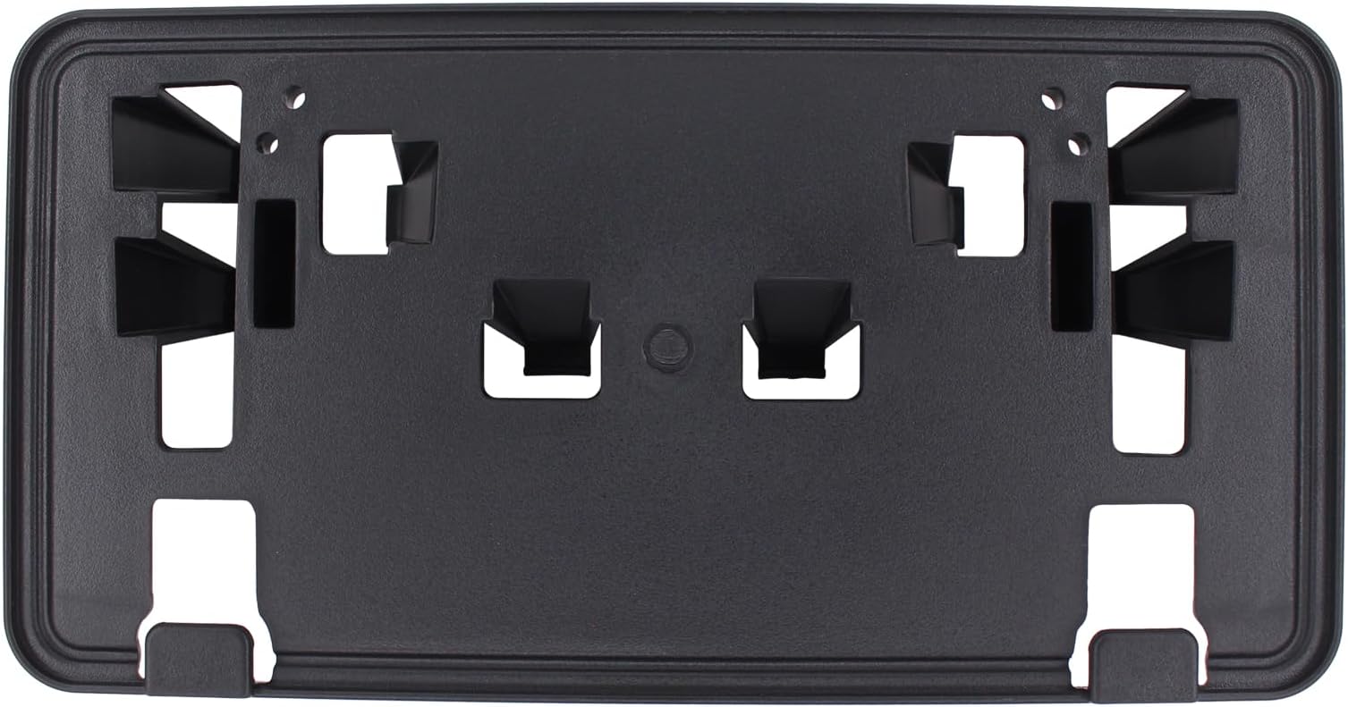 Front License Plate Bracket For Ford F150 3.3L & 5.0L (2021-2023) - Black Plastic Holder 6 thumbnail image