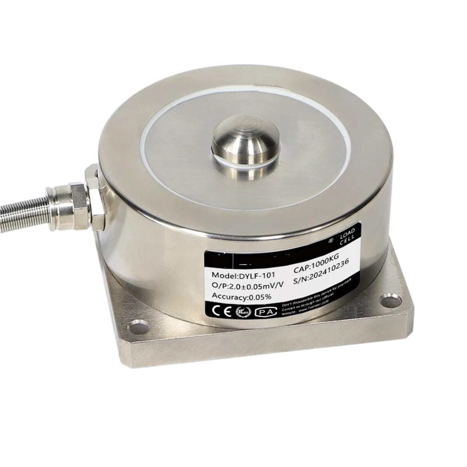 DYLF-101 Capteur de charge à décharge de lumière Weighing Sensor Compression Sensor Pressure Sensor Weight Sensor (0-800KG)