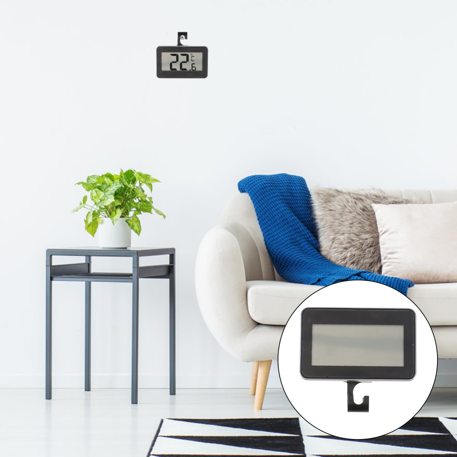 BESTonZON 3 Pz Termometro Da Frigorifero Termometro Frigorifero Termometro Di Allarme Allacciare Mini