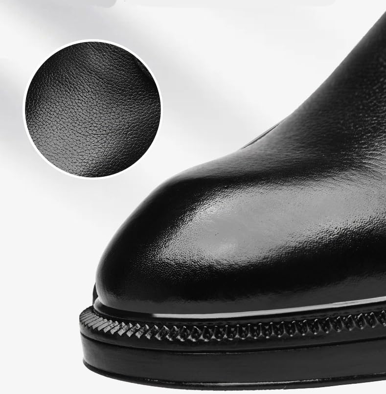 Mens Casual Oxfords Shoes Lace-up Casual Work Office Comfortable Business Shoes2