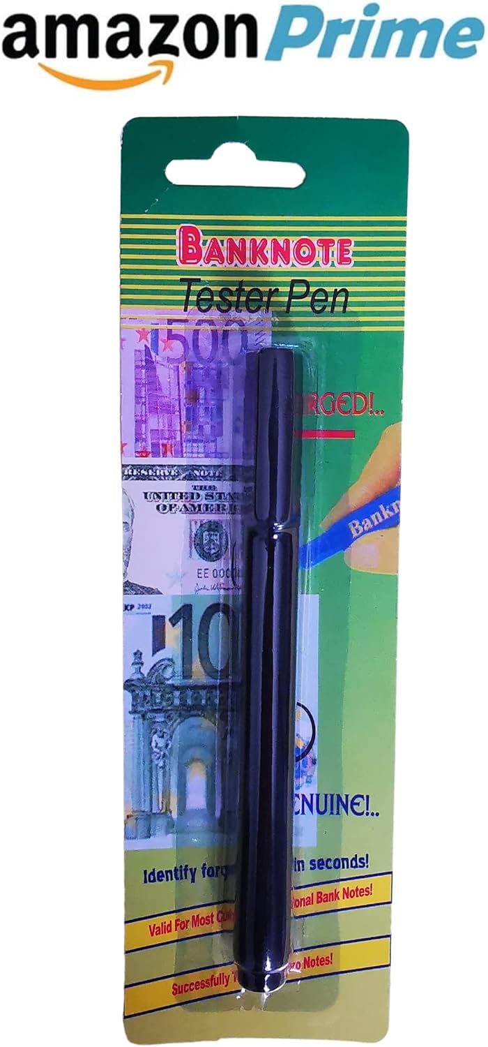 Bolígrafo probador de billetes falsos detector de falsificaciones marcador de control de moneda