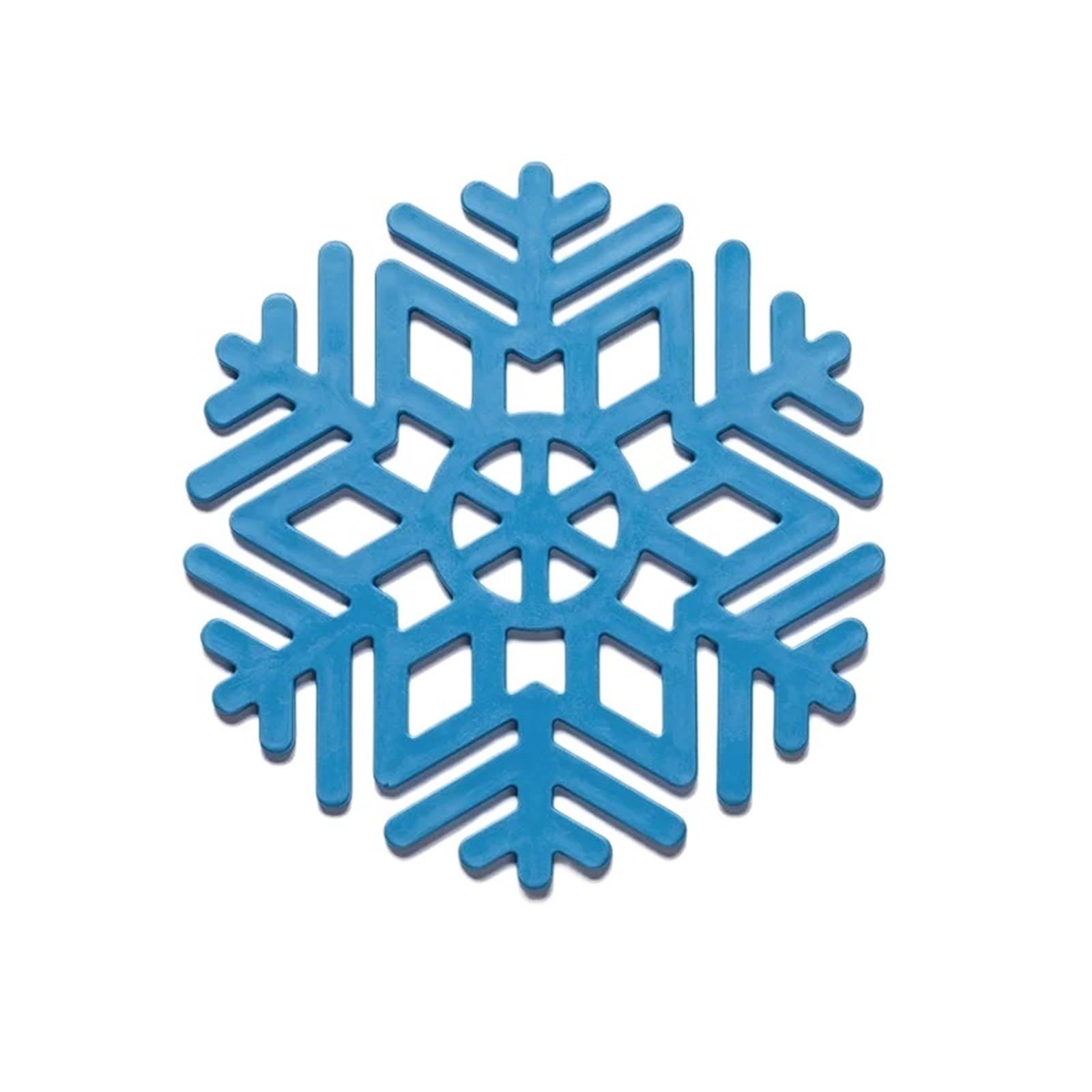 10Pcs Snowflake Silicone Coaster Heat Insulation And Anti-skidding Coffee Drink Hot Pad for Cap(Color1)