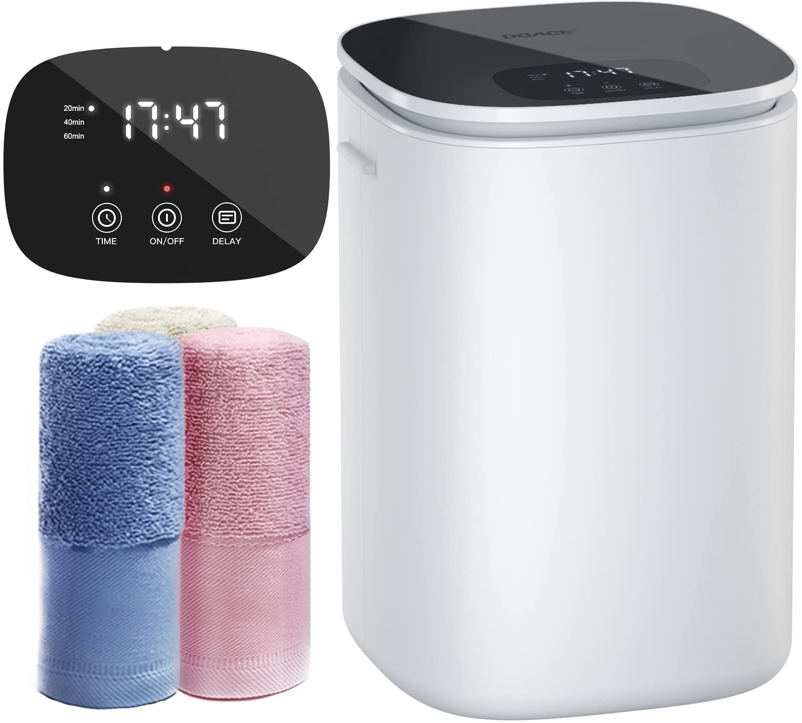 Buy Upgraded Towel Warmer Bucket, Hot Towel Warmers with Auto Keep Warm