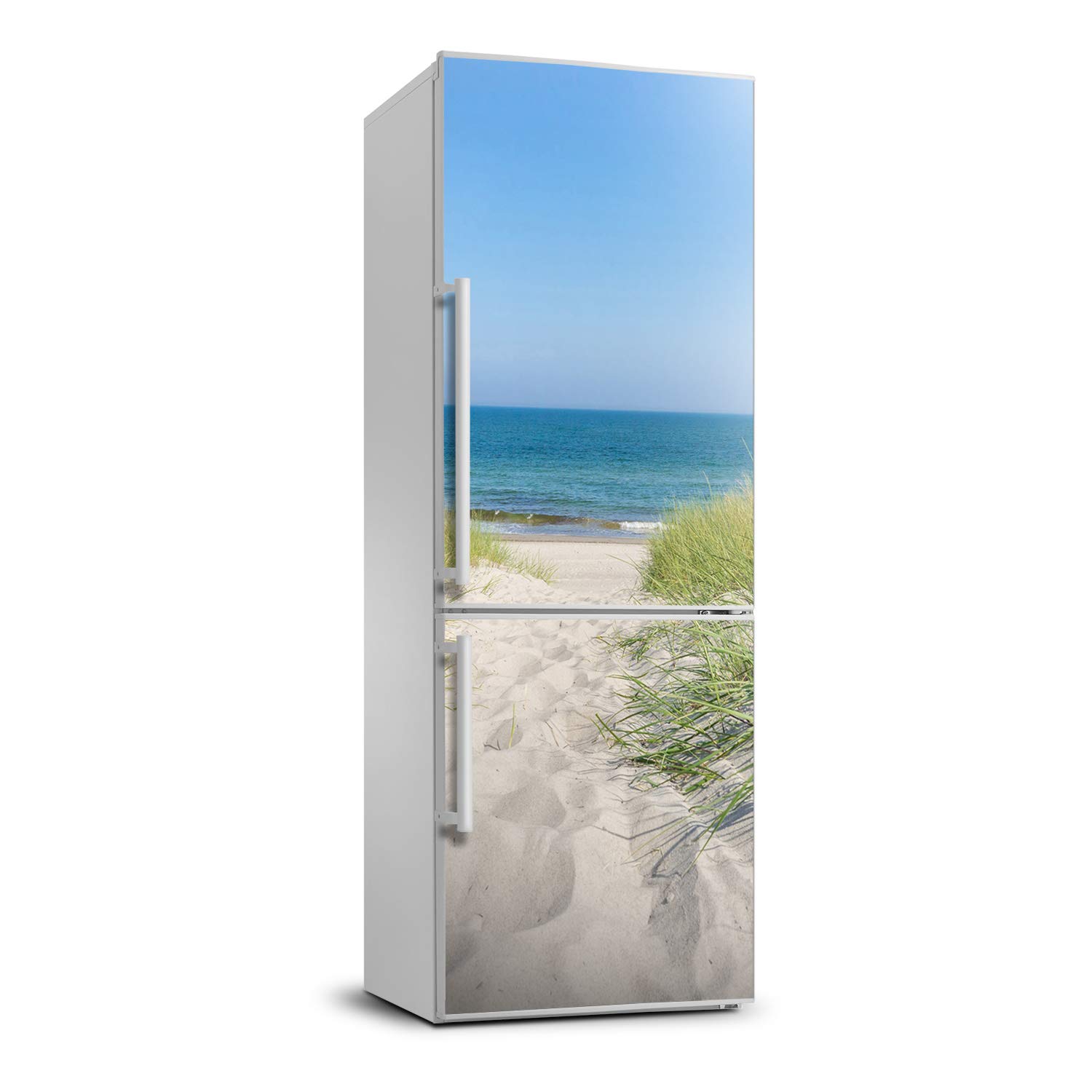 Autocollant frigo 70x190cm pour une ambiance bord de mer apaisante